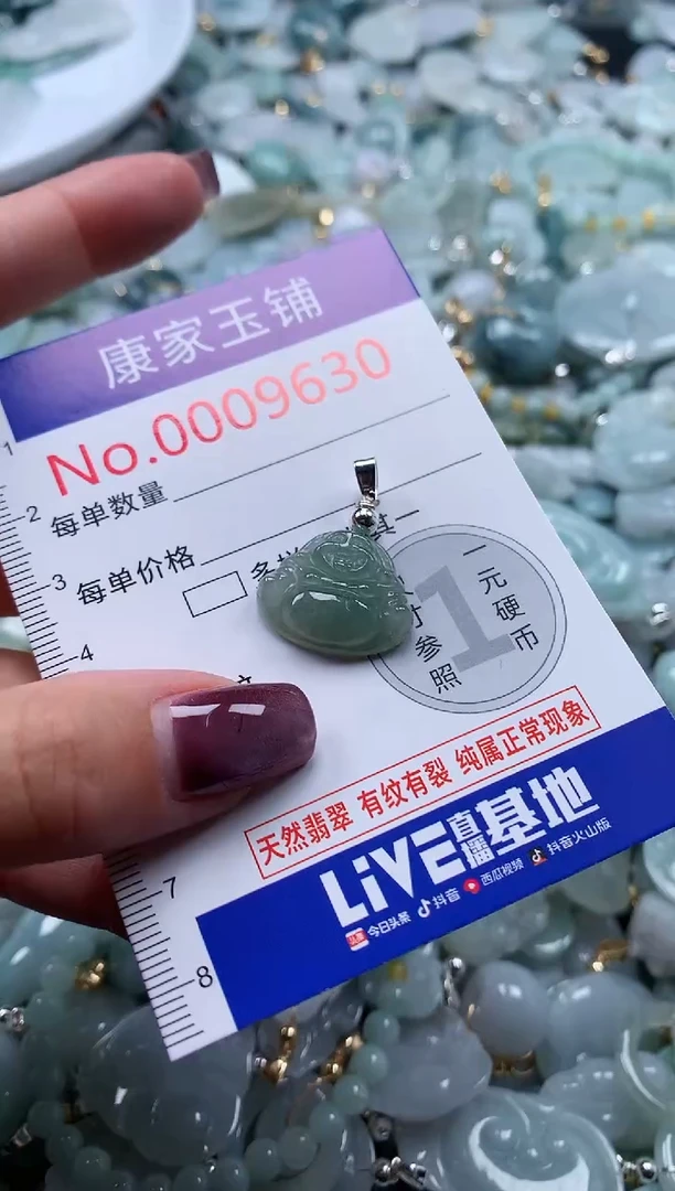 翡翠未镶嵌吊坠(不含链)9630