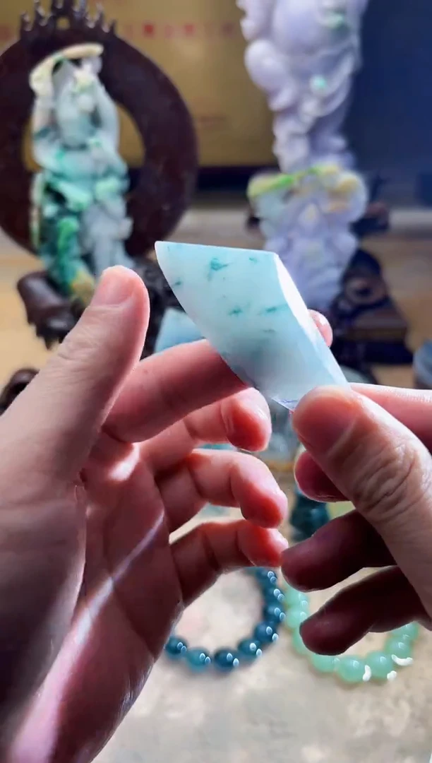 未镶嵌挂件翡翠A货张麦6935