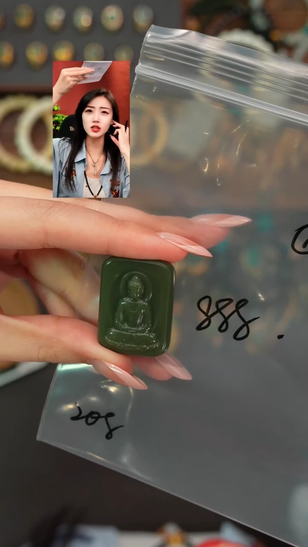 吊坠(不含链)未镶嵌和田玉神**人遇见匠心品质回血