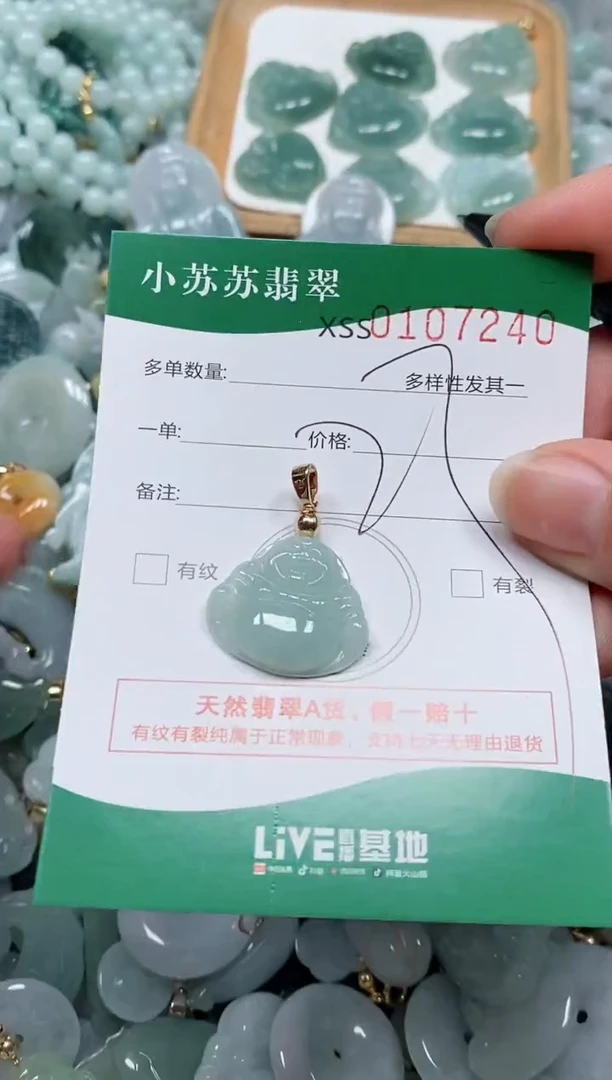 【闪购商品】翡翠颈饰未镶嵌闪购商品0107240