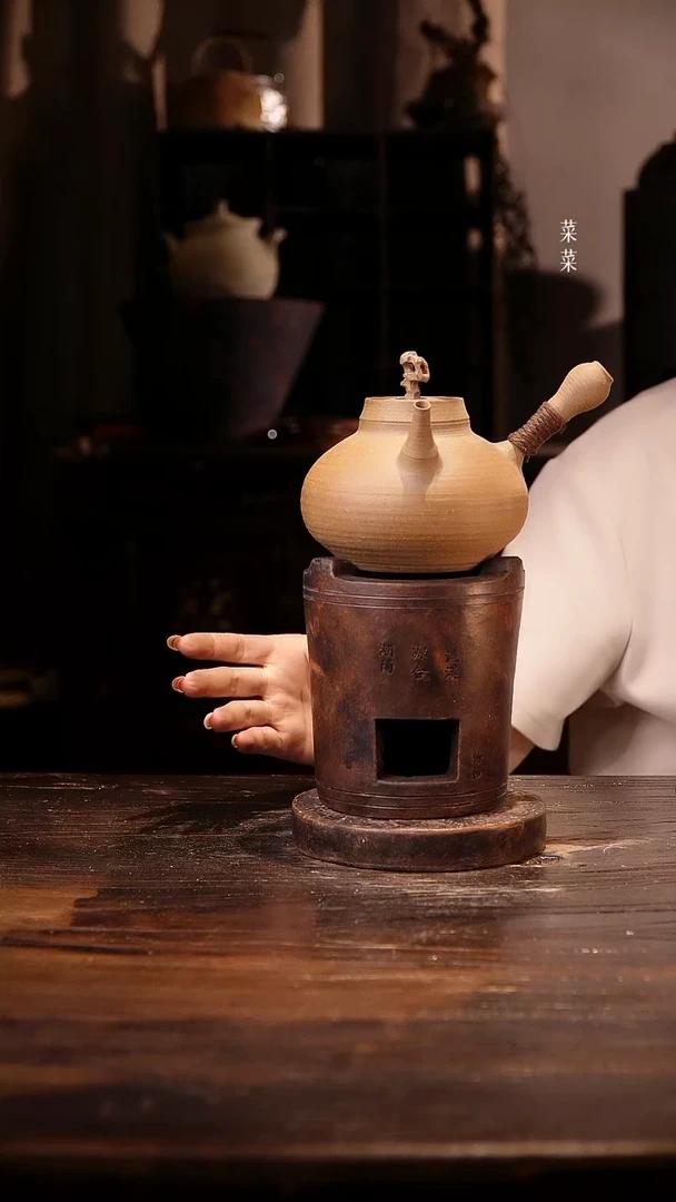 太湖石侧把加大号天窑熏烧炉