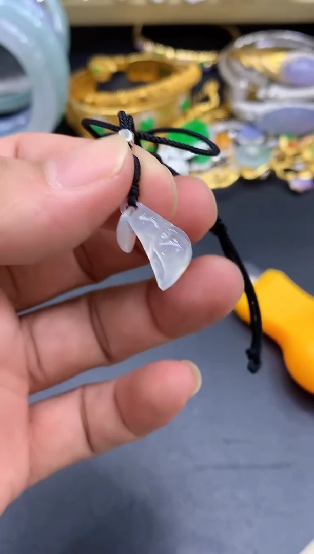 颈饰未镶嵌翡翠439-中国好珍宝