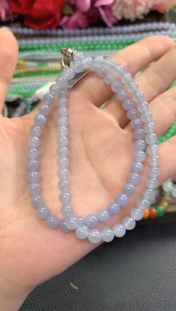 未镶嵌手串翡翠春日珠宝 D78多样性一件发紫货有色差