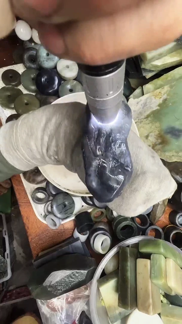 未镶嵌和田玉珠宝半成品手把