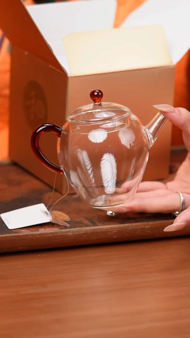 【闪购商品】禾器/晶彩文巧壶/琥珀色