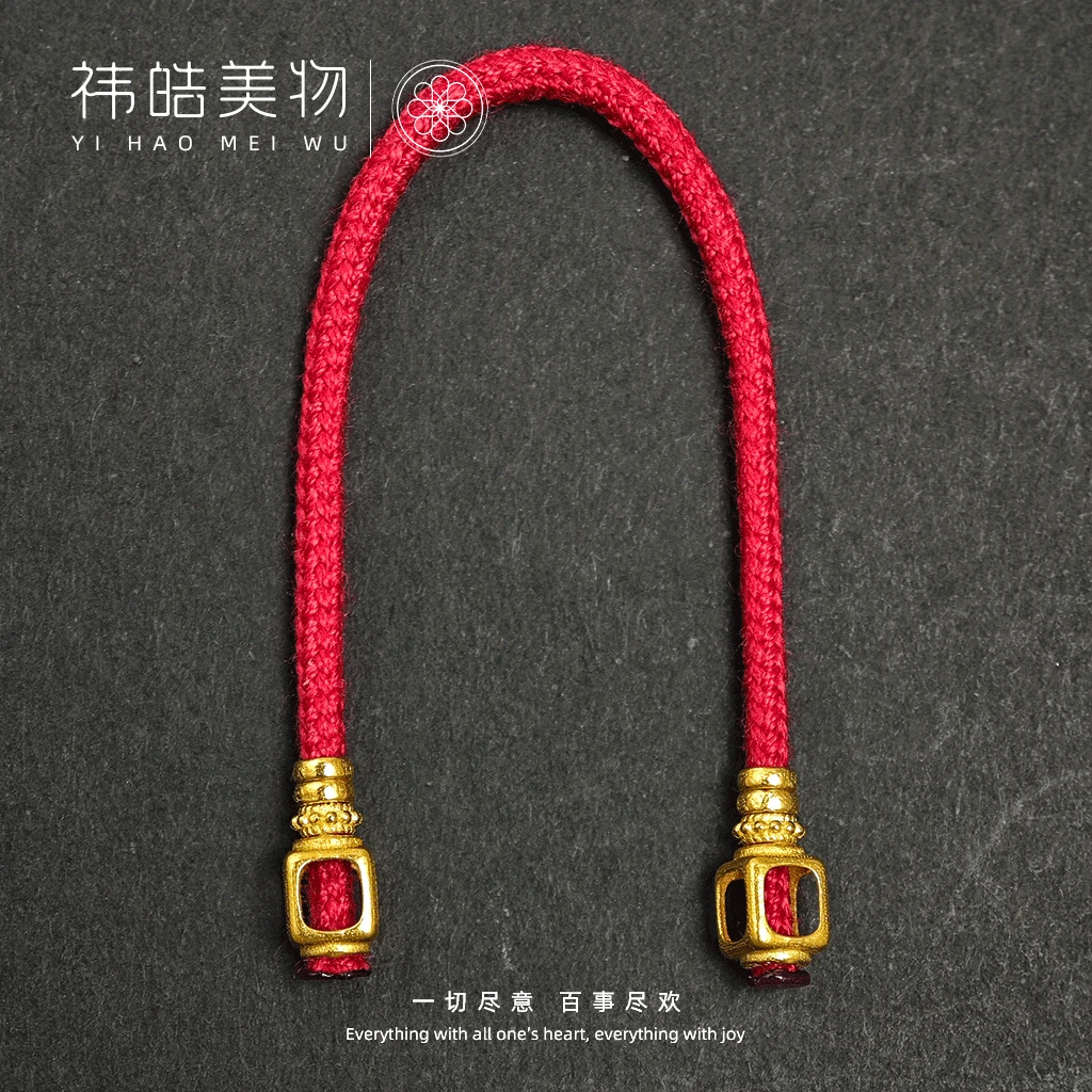 法王四空-镂空四棱18K金弟子珠配饰