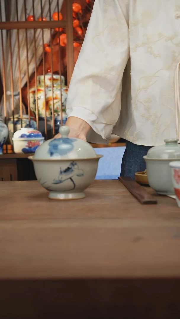 瓷片景德镇设计师釉下手绘陶瓷餐具