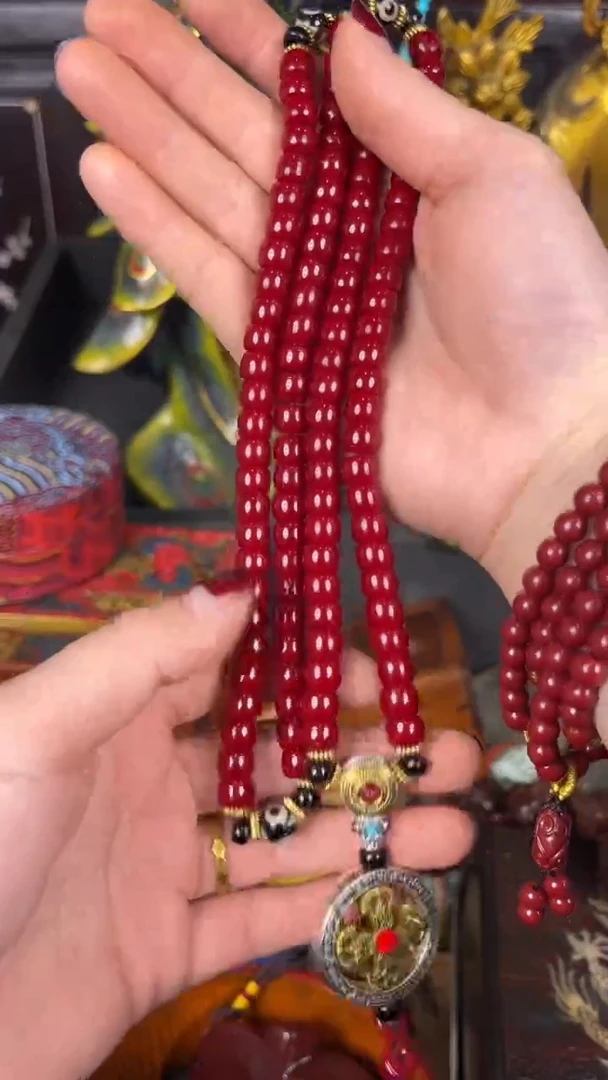 【闪购商品】蜜蜡手链未镶嵌朱砂项链