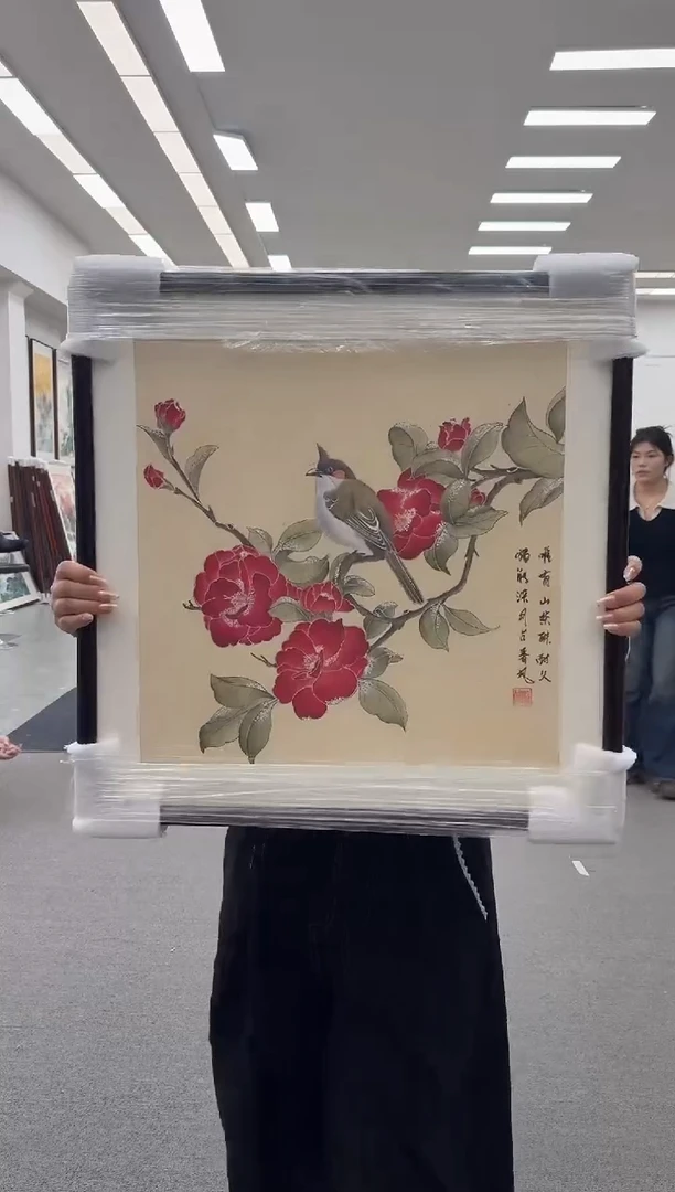 国画手绘  60*60     斗方