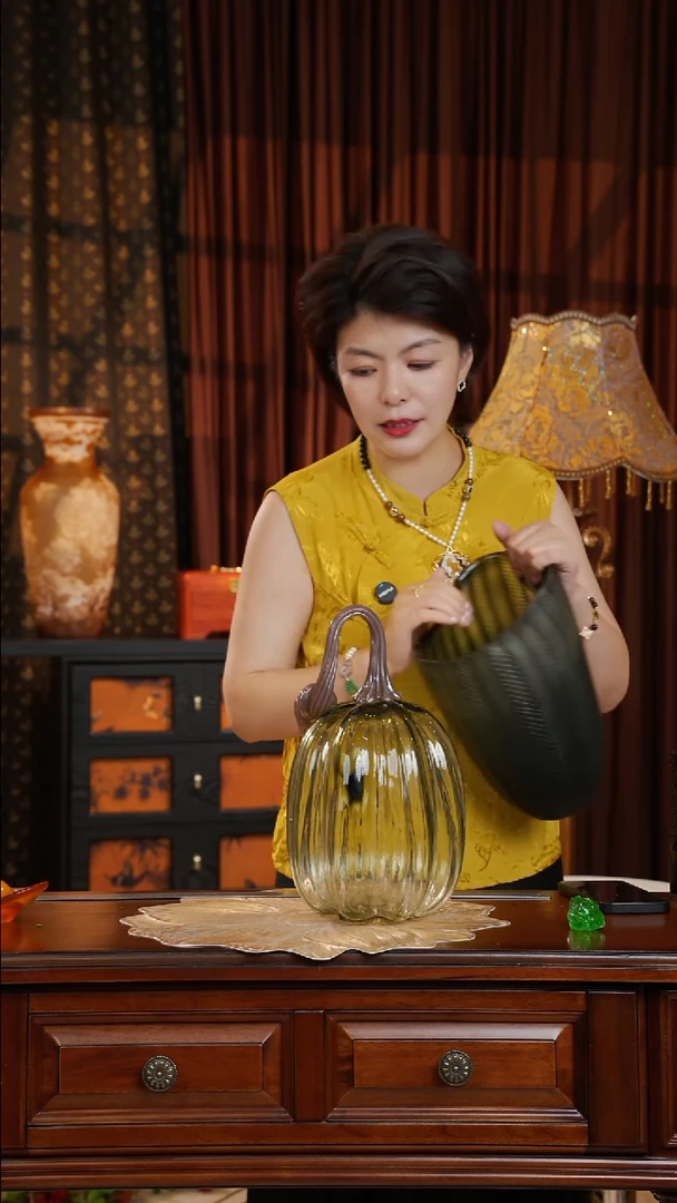 手工艺品琉璃钱*多南瓜-微瑕