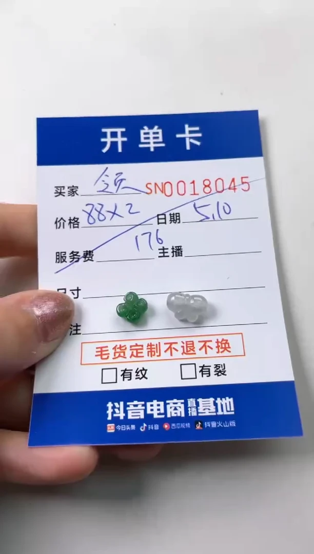 翡翠未镶嵌颈饰00018045