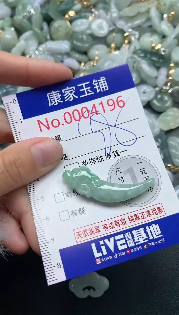 颈饰未镶嵌翡翠4196