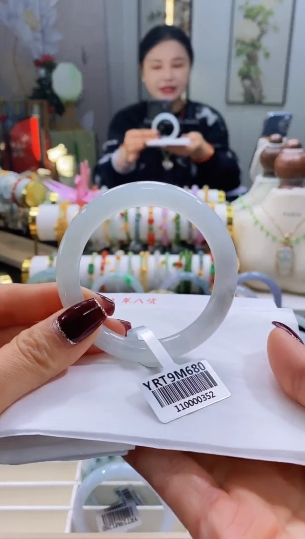 未镶嵌手镯翡翠6号圆条53.2/8.9*8.9