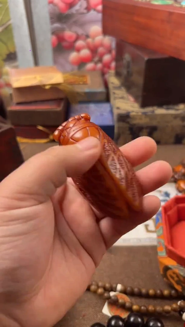 蜜蜡颈饰未镶嵌..................