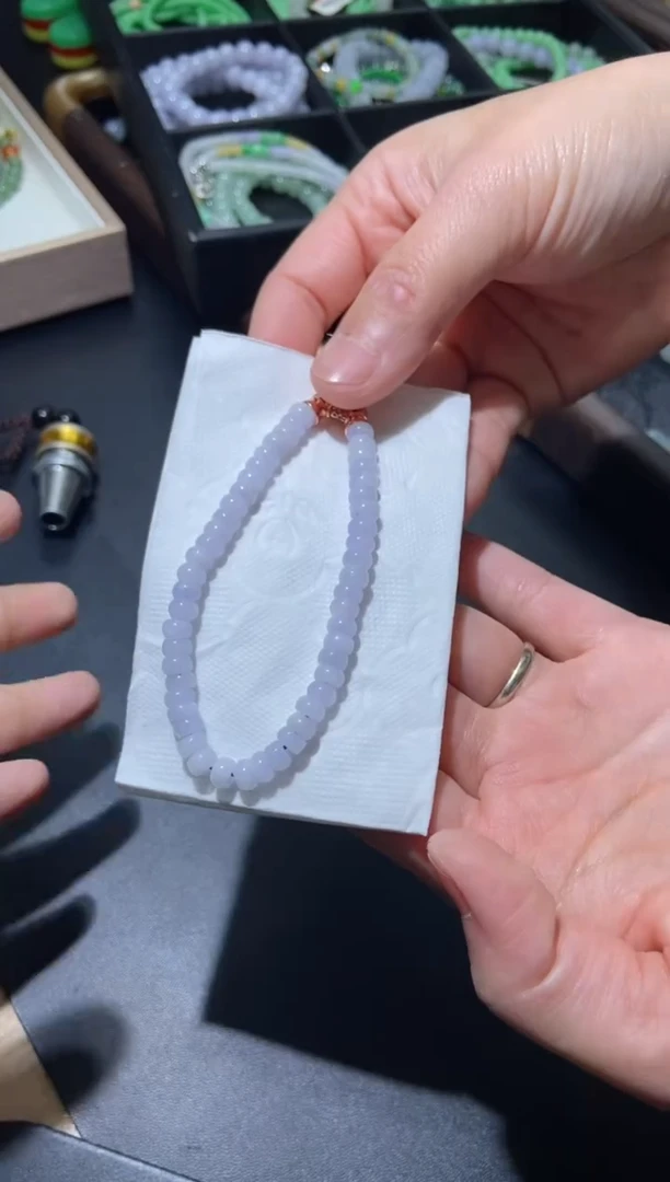 颈饰未镶嵌翡翠天然翡翠A货13多样性发一