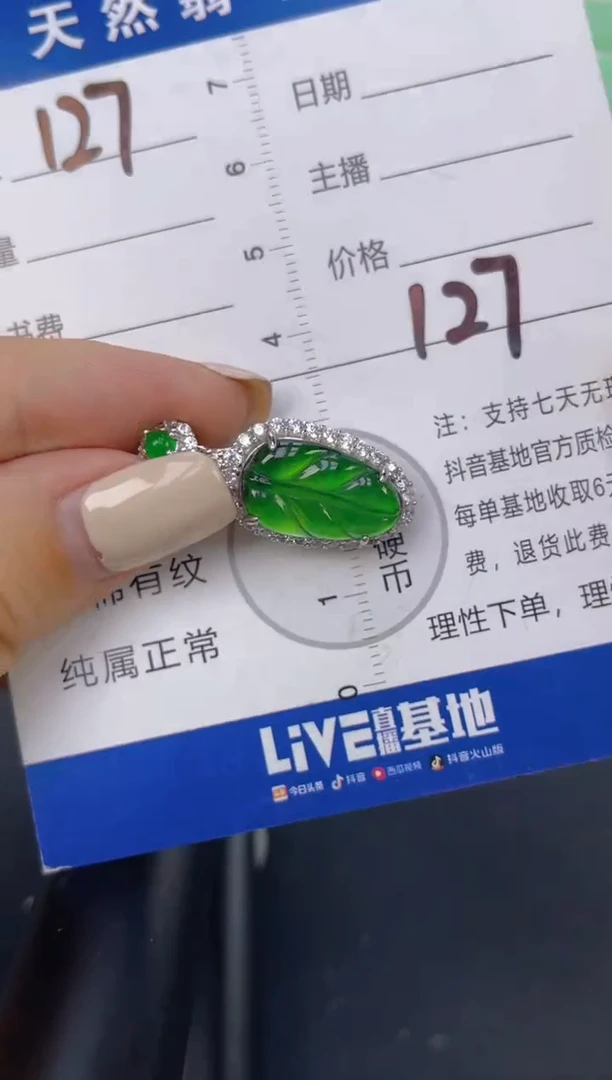 翡翠未镶嵌颈饰天然A货翡翠