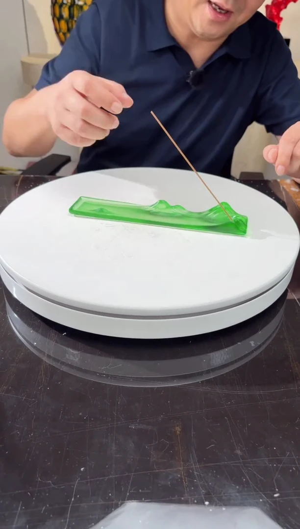 摆件绿色青山香插