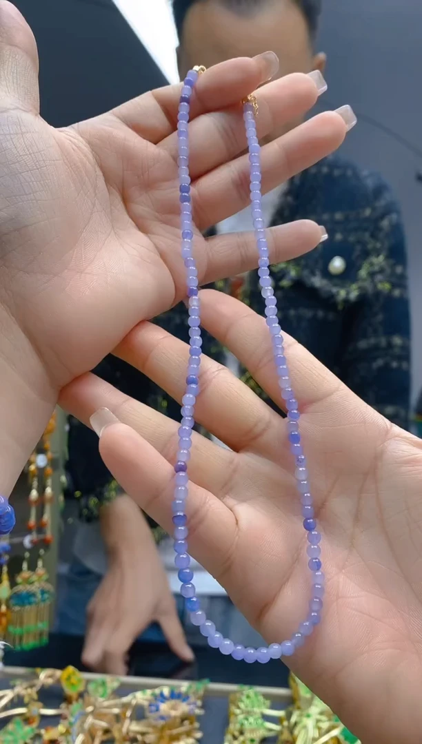 【闪购商品】翡翠耳饰合金261翡翠锁骨链