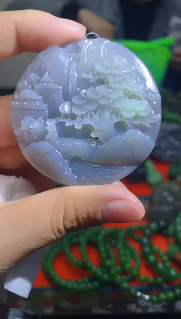 颈饰未镶嵌和田玉478