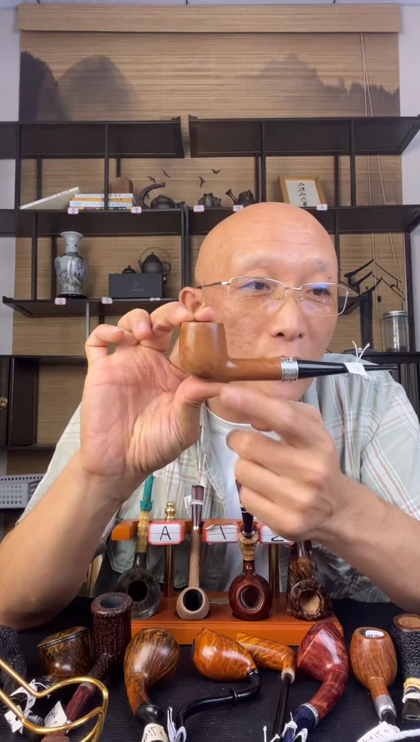 石楠木纯手工意大利石楠木烟斗