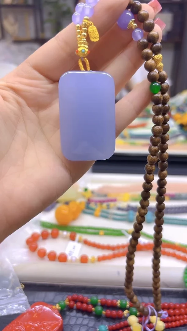 毛衣链未镶嵌和田玉DIY款M694