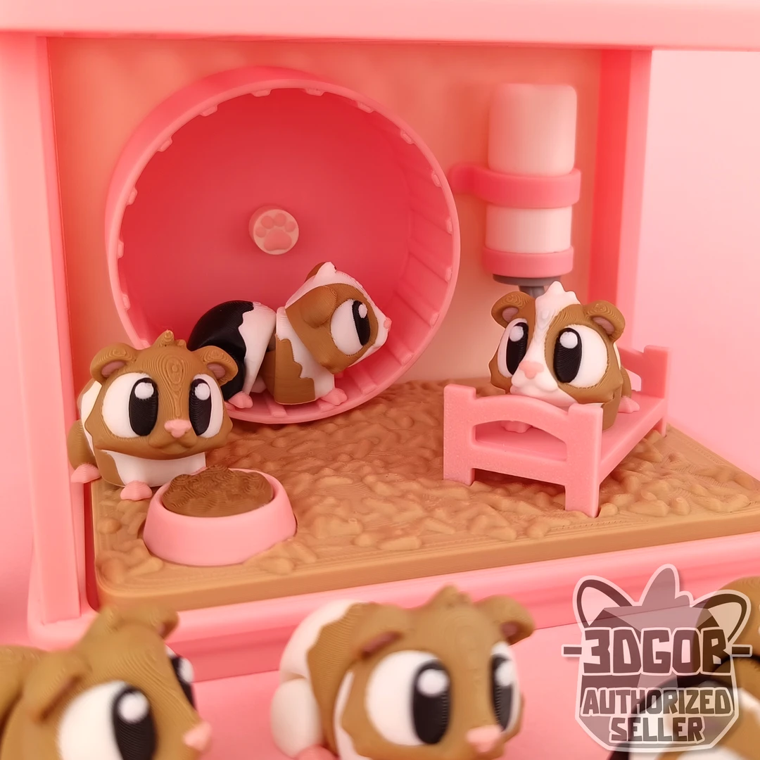 豚鼠别墅-桌面摆件