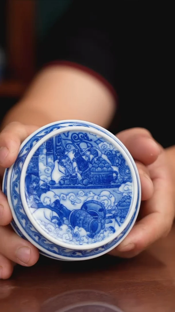 晓竹窑青花高端人物