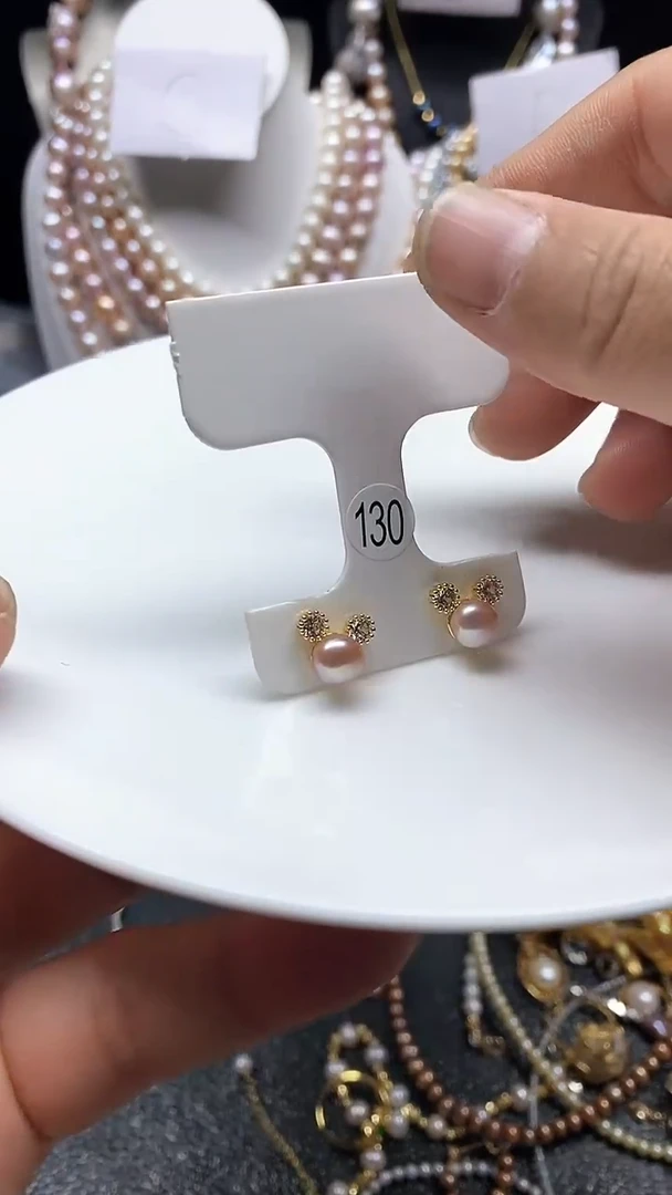 【闪购商品】淡水珍珠耳饰未镶嵌多人