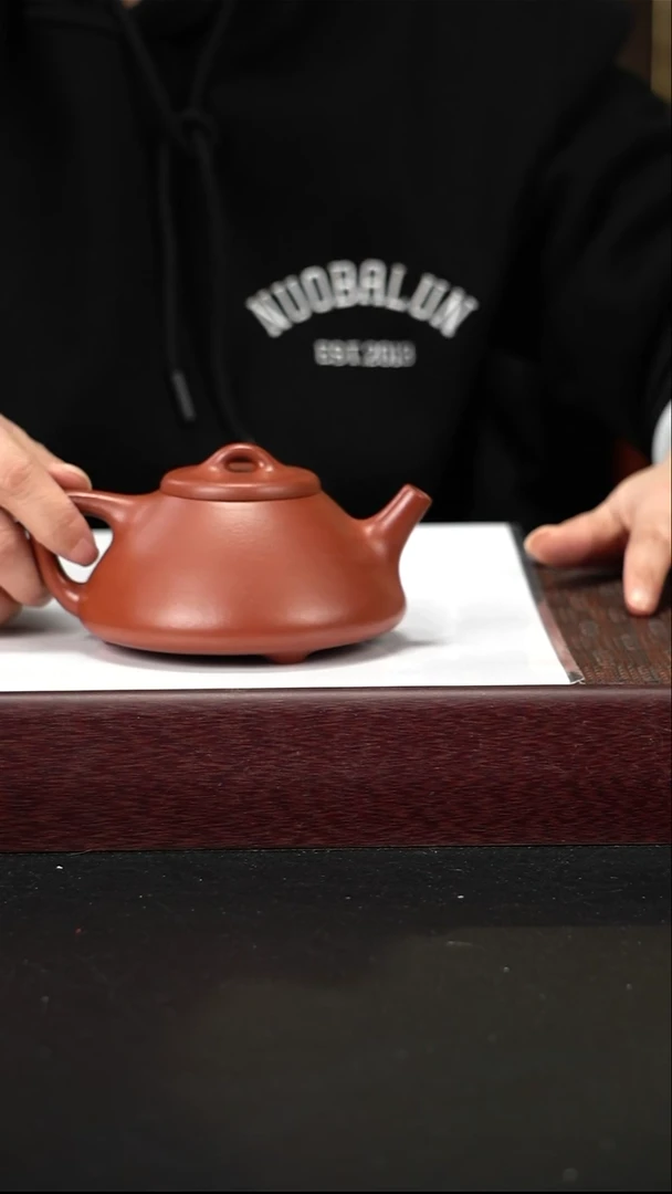 茶壶紫砂zq朱泥子冶