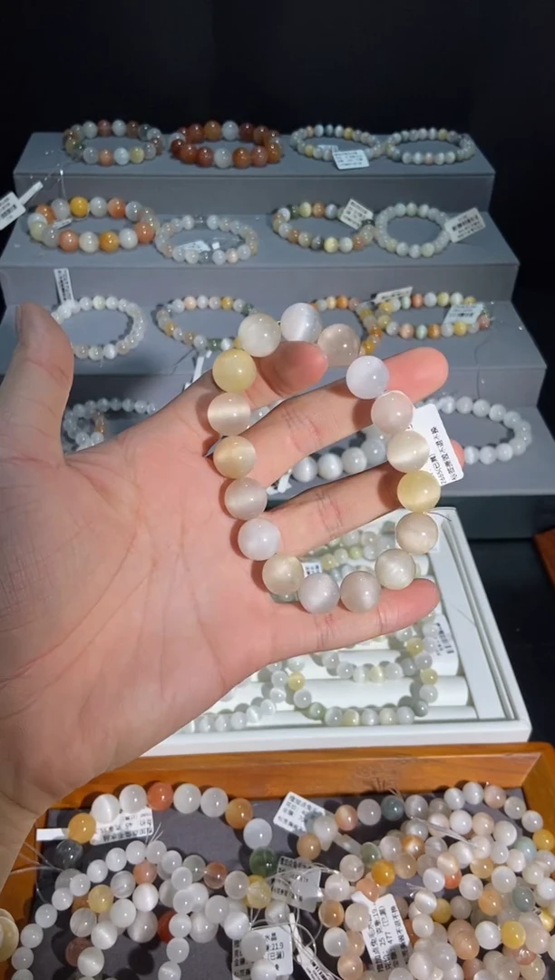 未镶嵌手串水晶23号链接 卡12咪+