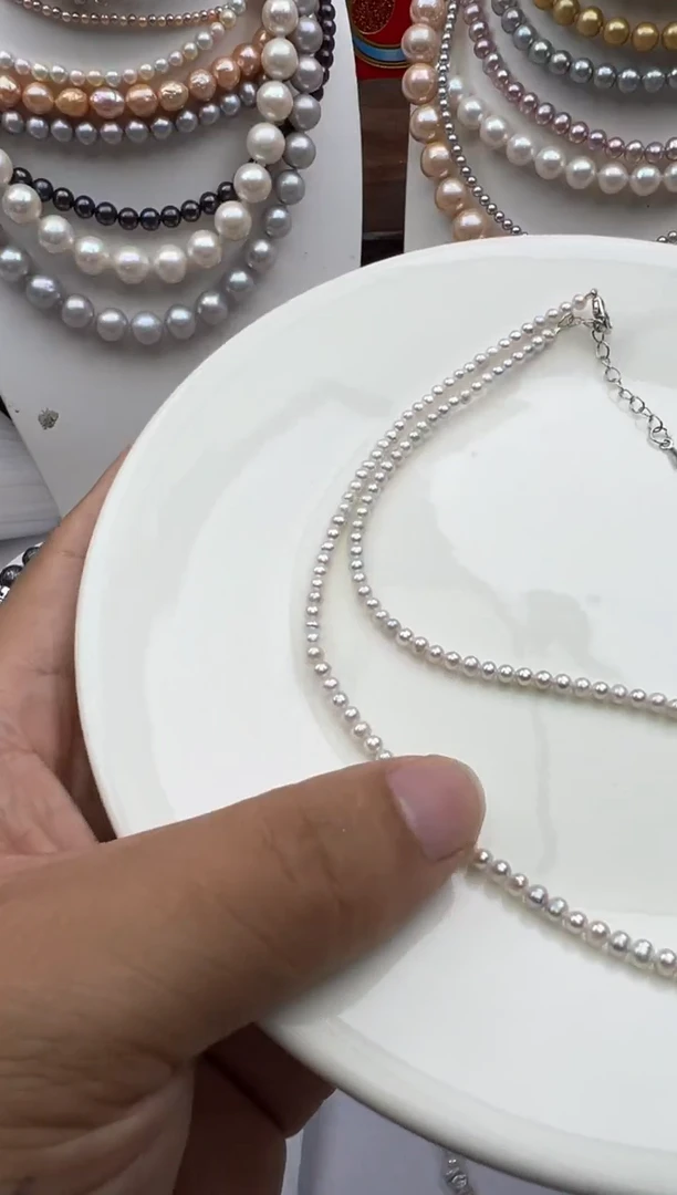 淡水珍珠未镶嵌颈饰1