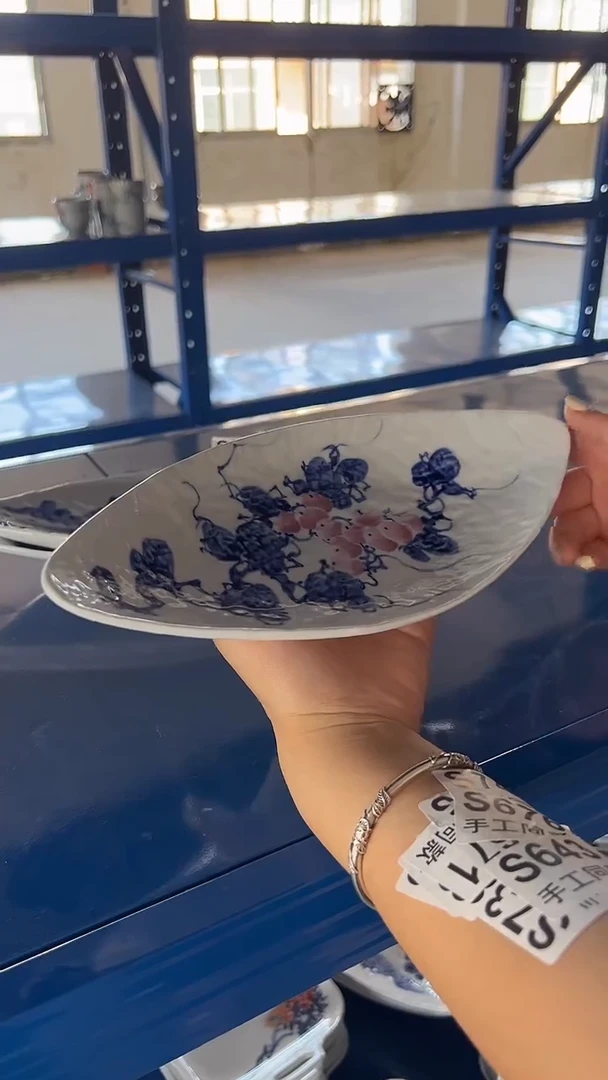 盘827老陶泥盘子一只