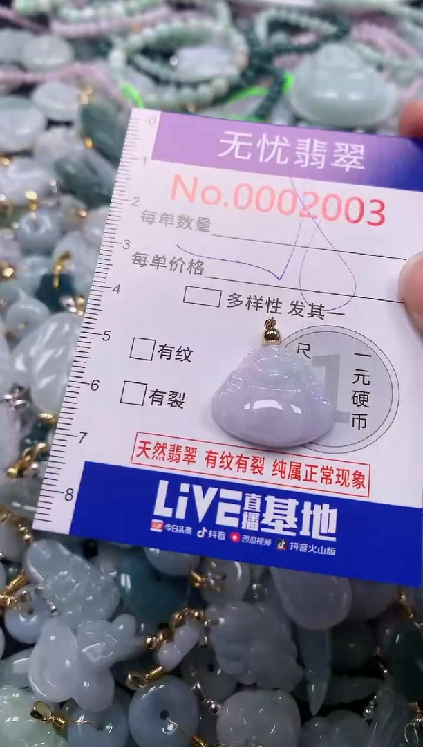 吊坠(不含链)未镶嵌翡翠2003