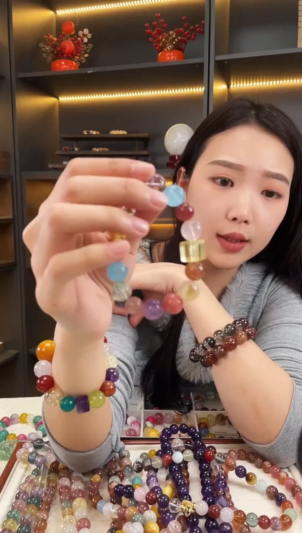 未镶嵌手链水晶汪苏泷同款手串