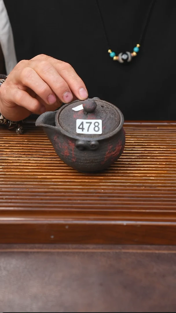 万古烧粗陶手工茶具