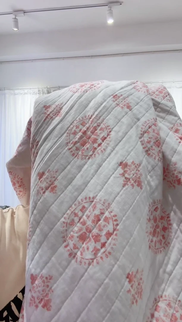 棉230*250纯棉床盖121号无暇