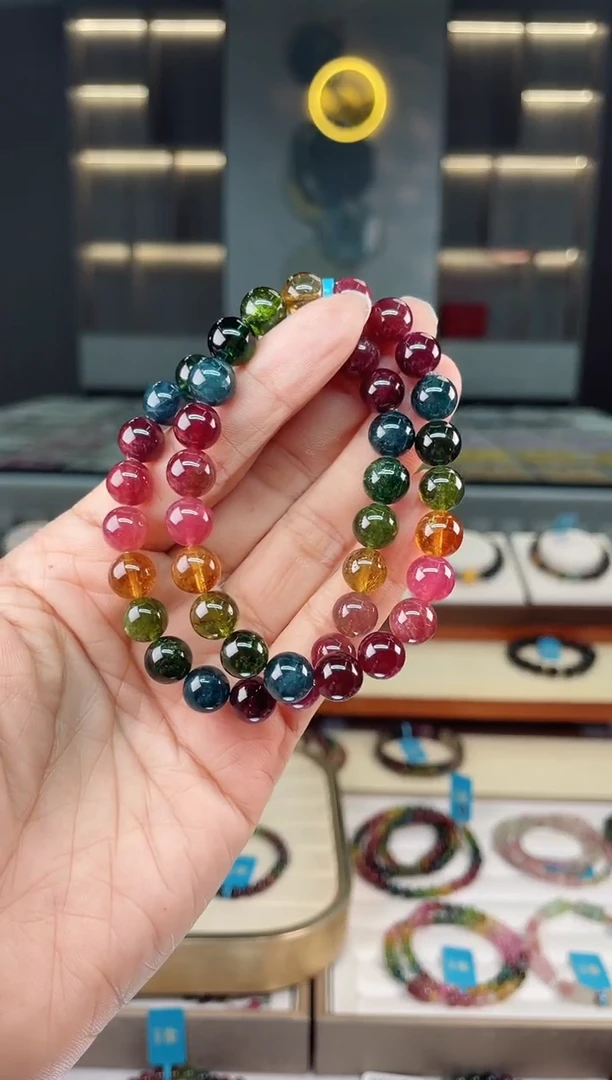 【闪购商品】碧玺单圈手串未镶嵌（多样性发一条）Q