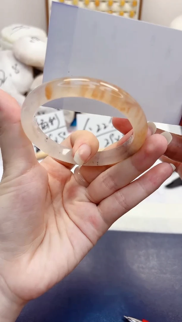 石英质玉手镯未镶嵌234-紫罗兰-圈口59