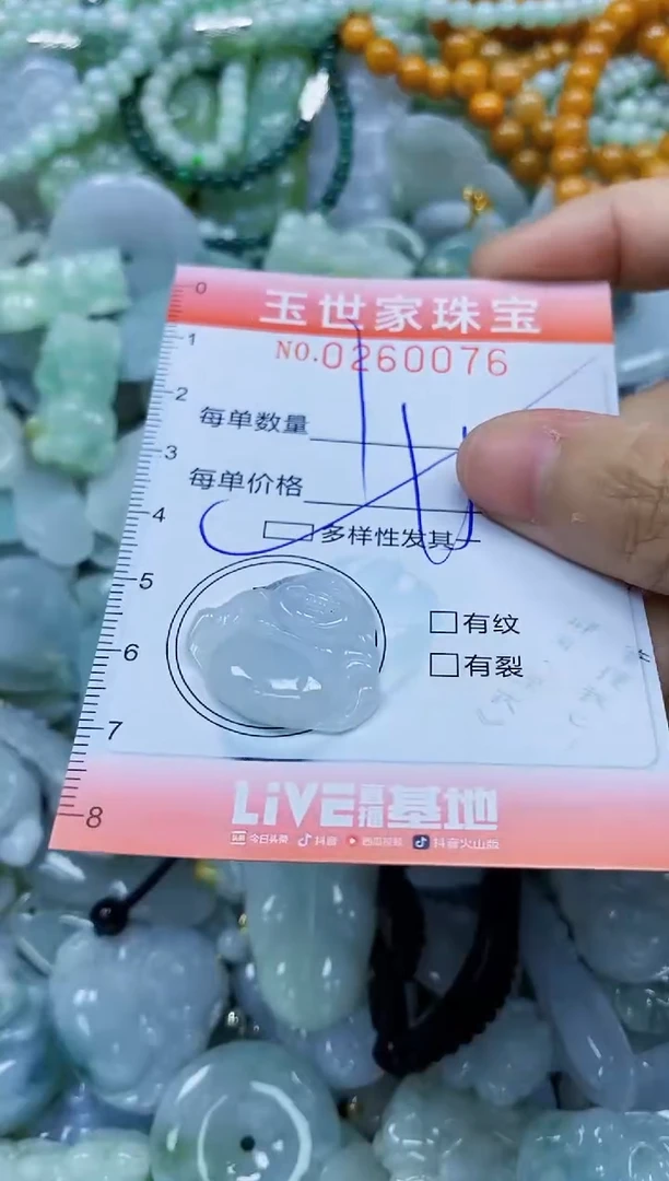 翡翠未镶嵌颈饰闪购0260076多样性发其一