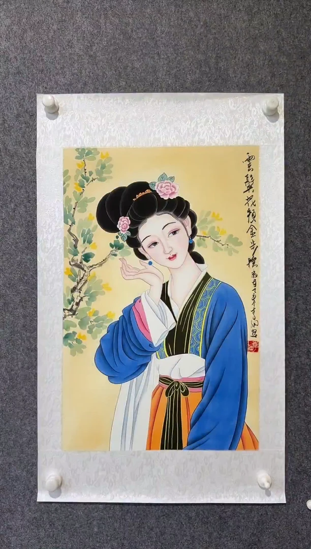 国画李纲-2.7平尺-国画作品