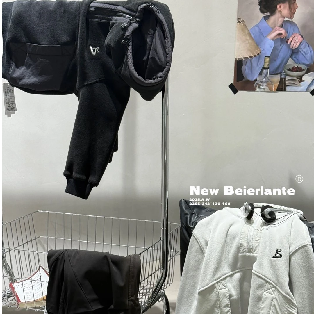 BELT- 2265  高货加绒拼接连帽卫衣