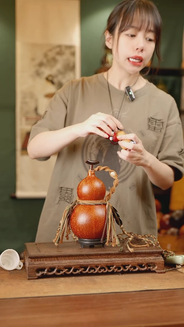 73号精品天然大漆酒葫芦一物一拍~