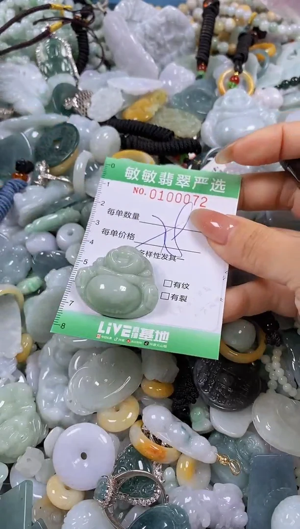 【闪购商品】翡翠颈饰未镶嵌闪购0100072多样性发其一