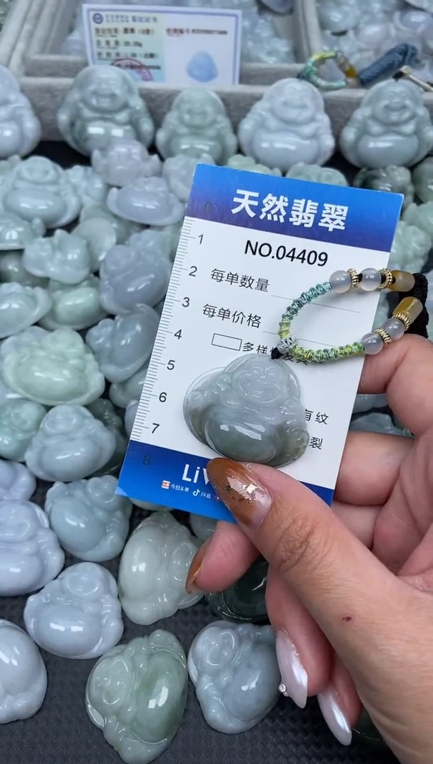 颈饰未镶嵌翡翠纯天然A货翡翠4409