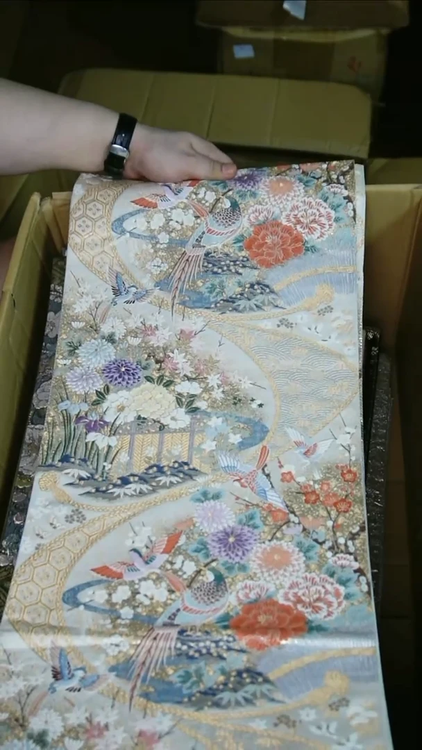 织绣织锦33六通花鸟