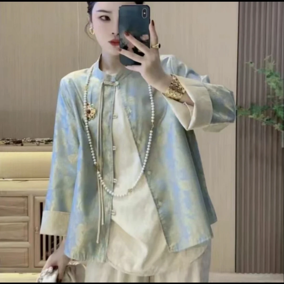 春季新款外套气质网红夏季复古日常中国风设计师新中式春夏古风