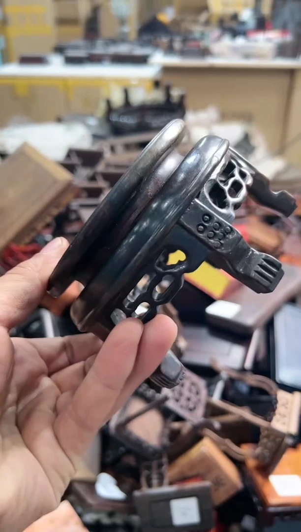 【闪购商品】木584底座花架摆件处理