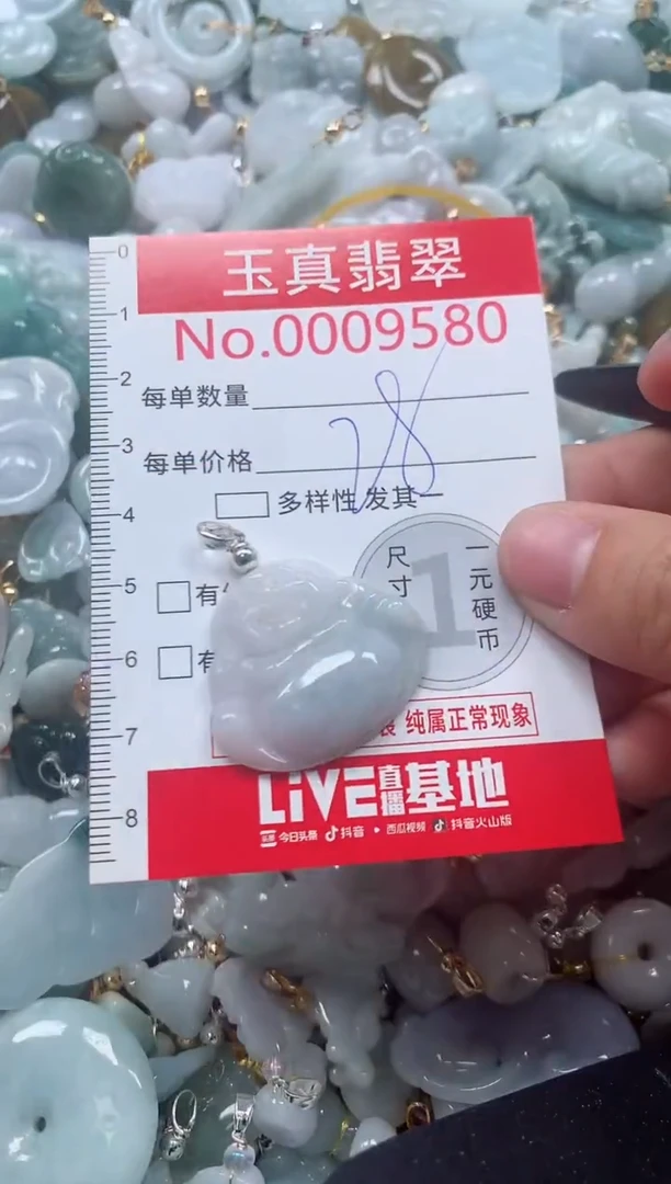 吊坠(不含链)未镶嵌翡翠9580