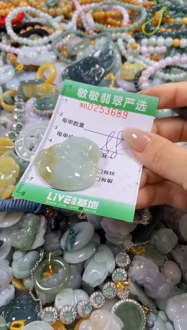 翡翠未镶嵌颈饰闪购0253689