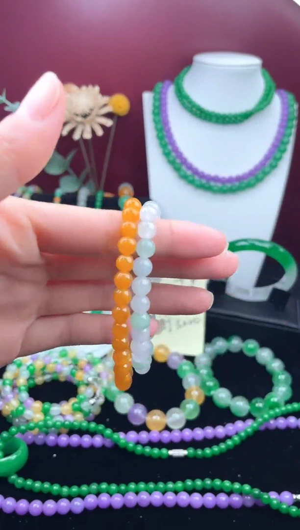 未镶嵌手串翡翠9.9